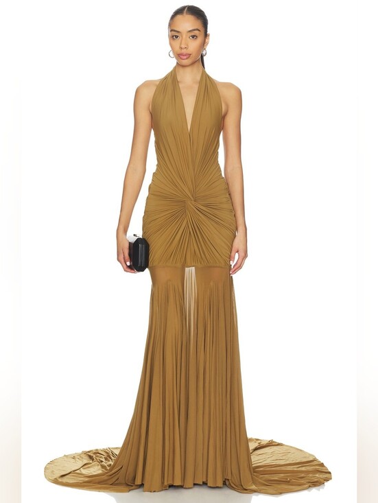 Deme By Gabriella Dresses & Skirts - NWT $425 DEME BY GABRIELLA Chloe Dress In Sand Green Medium